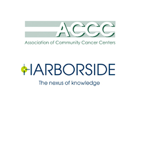 Association of Community Cancer Centers and Harborside logos